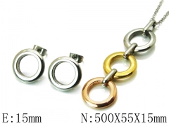 HY Wholesale 316L Stainless Steel jewelry Set-HY59S2724PT