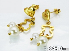 HY Wholesale Stainless Steel 316L Earrings-HYC64E0016HJZ