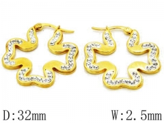 HY Wholesale 316L Stainless Steel Earrings-HYC68E0020H00