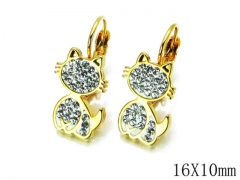 HY Wholesale 316L Stainless Steel Earrings-HYC67E0089MZ