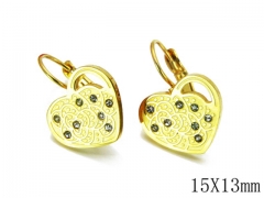 HY Wholesale 316L Stainless Steel Earrings-HYC67E0094MX