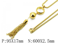 HY Wholesale Stainless Steel 316L Necklaces-HY02N0205HIQ