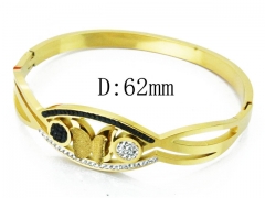 HY Wholesale Stainless Steel 316L Bangle(Crystal)-HY80B1002HMW