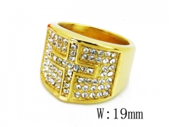 HY Wholesale 316L Stainless Steel Rings-HY15R1431HJO