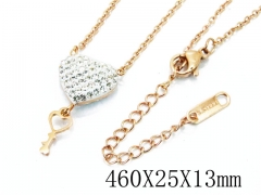 HY Wholesale Stainless Steel 316L Lover Necklaces-HY80N0278N5