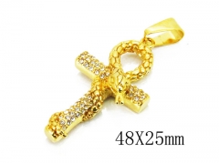 HY 316L Stainless Steel Cross Pendants-HY15P0242HJS