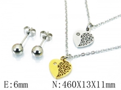 HY Wholesale 316L Stainless Steel Lover jewelry Set-HY91S0814OD