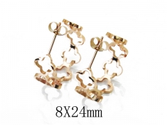 HY Wholesale Stainless Steel Hollow Hoop Earrings-HY32E0072OA