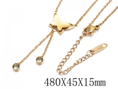 HY Stainless Steel 316L Necklaces (Animal Style)-HY19N0037OL