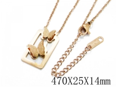 HY Stainless Steel 316L Necklaces (Animal Style)-HY19N0039PW