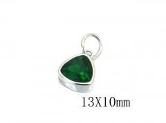 HY Wholesale Stainless Steel 316L CZ Pendant-HY15P0267KJA