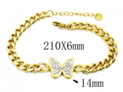 HY Wholesale Stainless Steel 316L Charm Bracelets-HY19B0120HIC