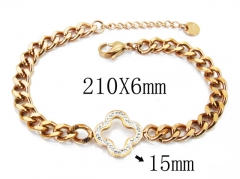 HY Wholesale Stainless Steel 316L Charm Bracelets-HY19B0115HIA