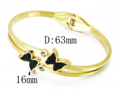 HY Wholesale 316L Stainless Steel Popular Bangle-HY19B0099HNE