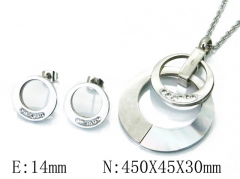 HY Wholesale 316L Stainless Steel CZ jewelry Set-HY08S0113HVV