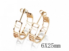 HY Wholesale Stainless Steel Hollow Hoop Earrings-HY32E0073OD