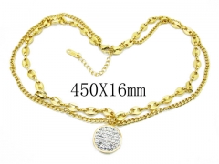 HY Wholesale| Popular CZ Necklaces-HY19N0011HKT