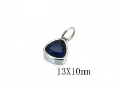 HY Wholesale Stainless Steel 316L CZ Pendant-HY15P0268KJC