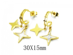 HY Wholesale 316L Stainless Steel Drops Earrings-HY32E0063PL