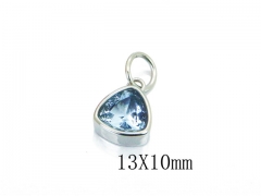 HY Wholesale Stainless Steel 316L CZ Pendant-HY15P0260KJ