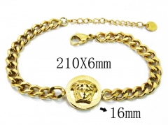 HY Wholesale Stainless Steel 316L Charm Bracelets-HY19B0126HIX