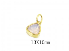 HY Wholesale Stainless Steel 316L CZ Pendant-HY15P0271KOA