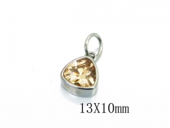 HY Wholesale Stainless Steel 316L CZ Pendant-HY15P0263KJC