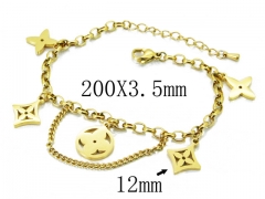 HY Wholesale Stainless Steel 316L Charm Bracelets-HY32B0057PL