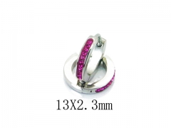 HY Stainless Steel 316L Huggie Hoop Earrings-HY06E1649NZ