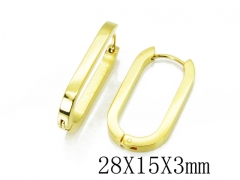 HY Stainless Steel 316L Huggie Hoop Earrings-HY05E1801HZL