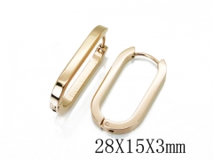 HY Stainless Steel 316L Huggie Hoop Earrings-HY05E1802HHL