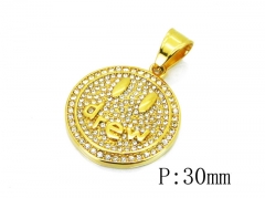 HY Wholesale Stainless Steel 316L CZ Pendant-HY13P1090HJC