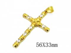 HY 316L Stainless Steel Cross Pendants-HY13P1114HJC