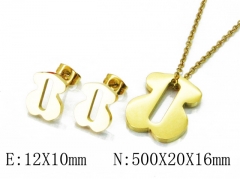 HY 316L Stainless Steel jewelry Bears Set-HY64S1128HKD