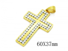 HY 316L Stainless Steel Cross Pendants-HY13P1112HKL