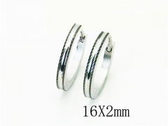 HY Stainless Steel 316L Huggie Hoop Earrings-HY05E1835OL