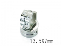 HY Stainless Steel 316L Huggie Hoop Earrings-HY05E1813HJD