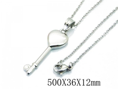 HY Wholesale Stainless Steel 316L Lover Necklaces-HY64N0045LW