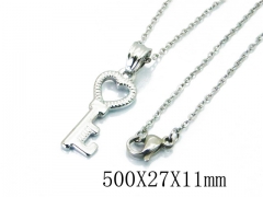 HY Wholesale Stainless Steel 316L Lover Necklaces-HY64N0047LQ