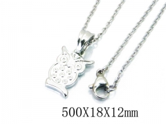 HY Stainless Steel 316L Necklaces (Animal Style)-HY64N0054LR