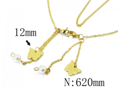 HY Stainless Steel 316L Necklaces (Animal Style)-HY80N0328OE