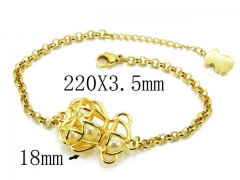 HY Wholesale Stainless Steel 316L Bracelets (Bear Style)-HY90B0389HPX