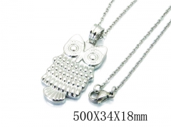 HY Stainless Steel 316L Necklaces (Animal Style)-HY64N0042MA