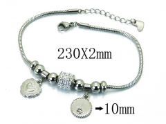 HY Wholesale Stainless Steel 316L Bracelets-HY24B0052HLQ