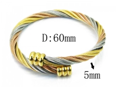 HY Stainless Steel 316L Bangle (Steel Wire)-HY38B0633HKD