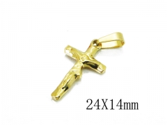 HY 316L Stainless Steel Cross Pendants-HY54P0253I5