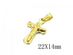 HY 316L Stainless Steel Cross Pendants-HY54P0255JO