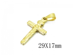 HY 316L Stainless Steel Cross Pendants-HY54P0251IL