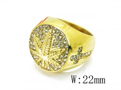 HY Wholesale 316L Stainless Steel CZ Rings-HY22R1192H5Y