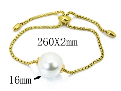 HY Wholesale stainless steel Fashion Bracelet-HY59B0609HSS